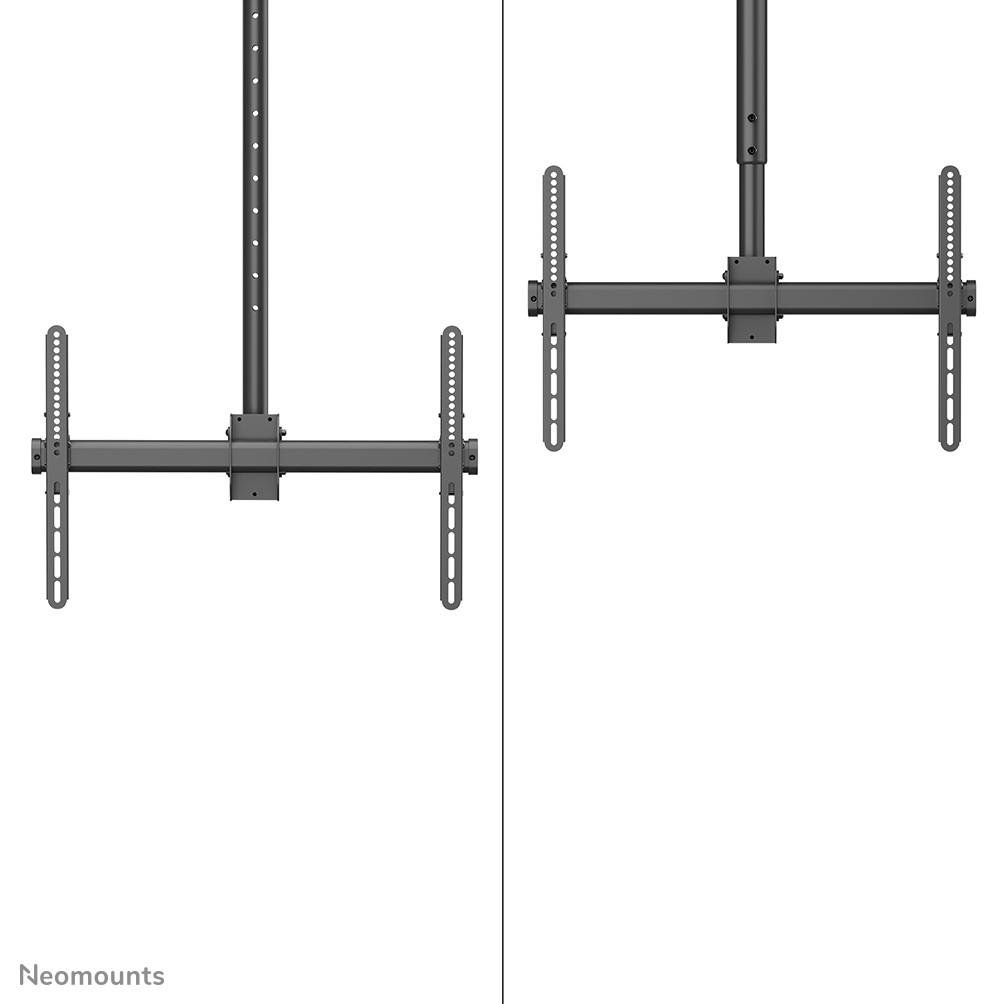 Neomounts CL35-440BL16L Support de plafond pour écran de 37-70" - h106-156 cm